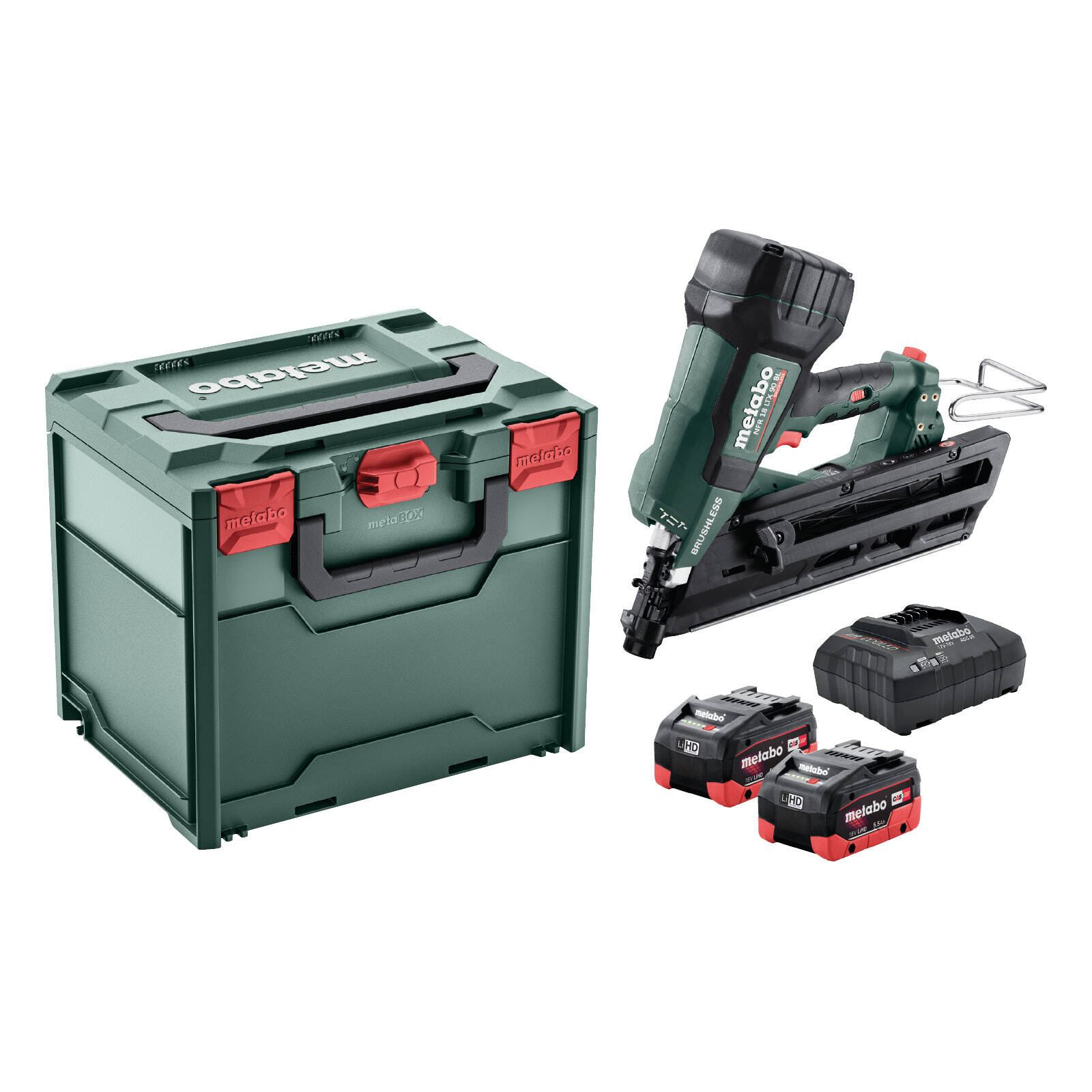 Metabo 18V Cordless Framing Gun Kit W/2X5.5AH AU61209000 product image