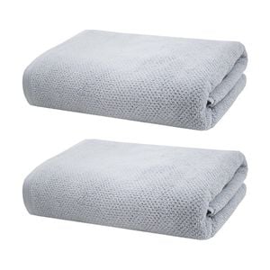 2PK Bambury Angove 600gsm Soft Absorbent Cotton Bath Sheet 80x160cm Blue
