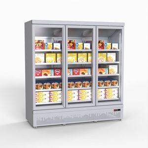 Thermaster Triple Door Supermarket Freezer  - Display Freezers (lg-1500gbmf)
