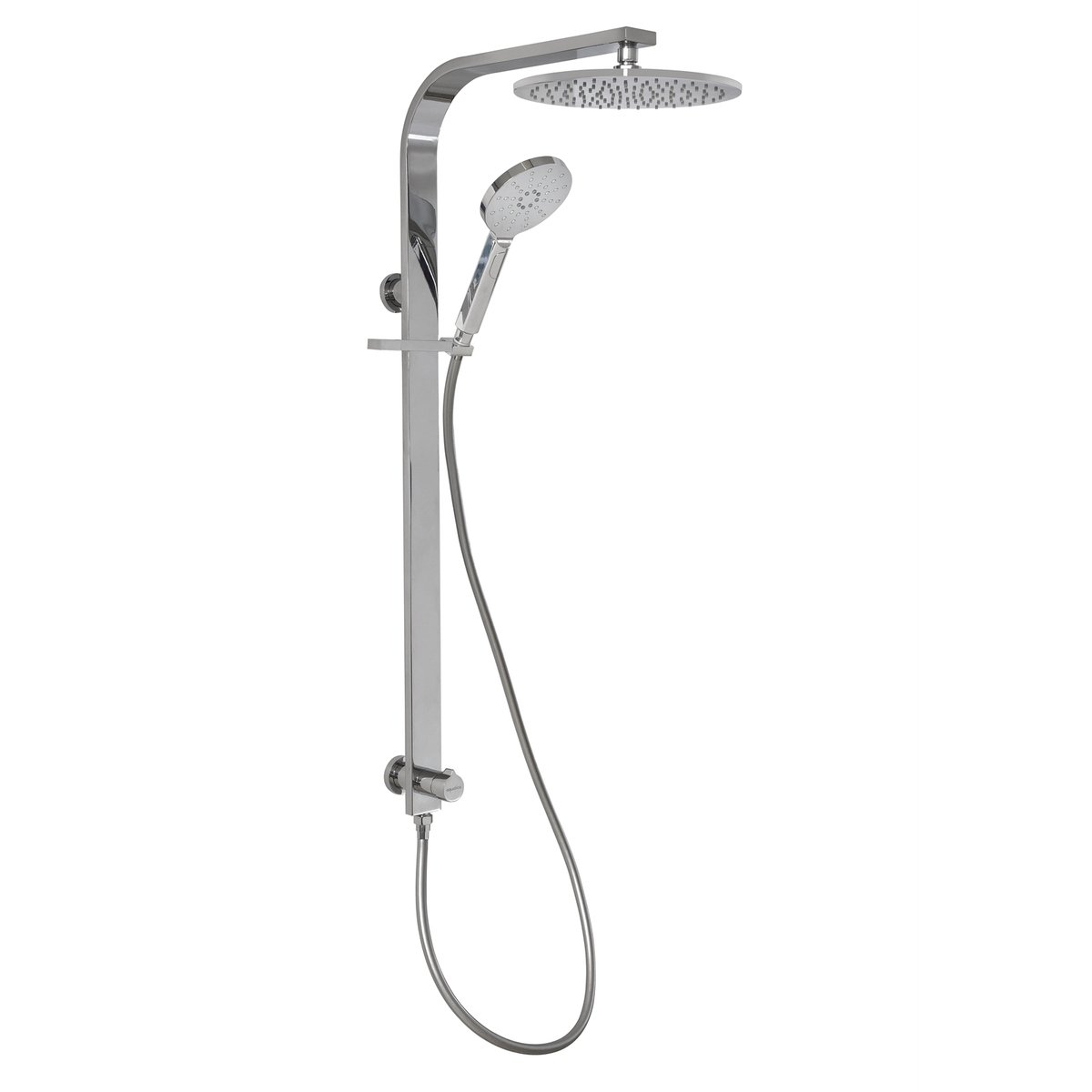 Aquatica Luxeo Shower Centre Chrome (Round Heads) - Bunnings New Zealand