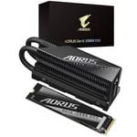Gigabyte AORUS Gen5 12000 SSD 1TB,  PCIe 5.0x4, NVMe 2.0 Interface, Sequential Read Speed : up to 11,700 MB/s, Sequential Write