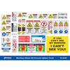 Pinnacle Concrete Agitator Truck Machinery Sticker Kit