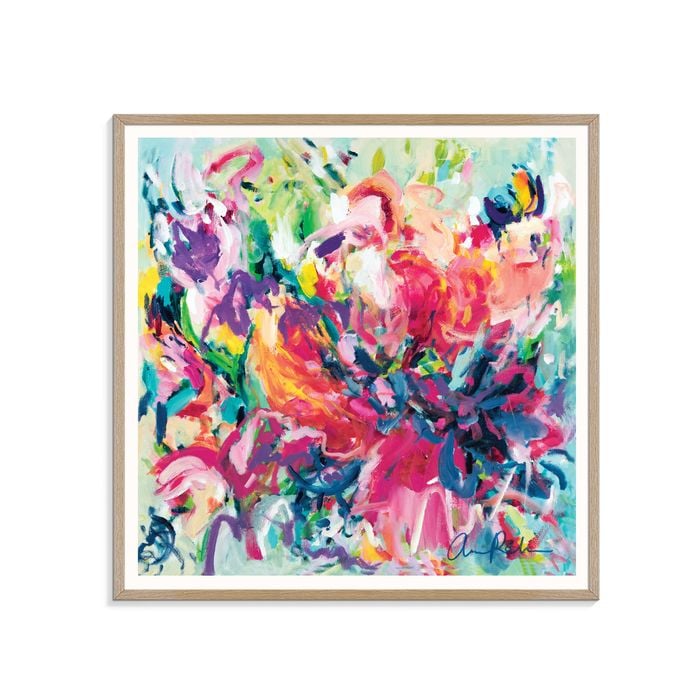 Artist Lane "Charades and Champagne " by Amira Rahim - 60x60cm Timber Framed Print