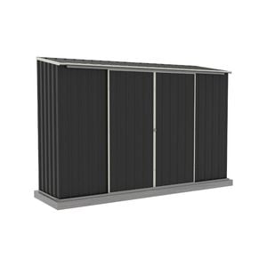 Absco Sheds 3.00 x 0.78 x 1.95m Monument Ezislider Double Sliding Door Shed