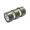 Wrap & Move 48mm x 50m Brown Packaging Tape - 3 Pack