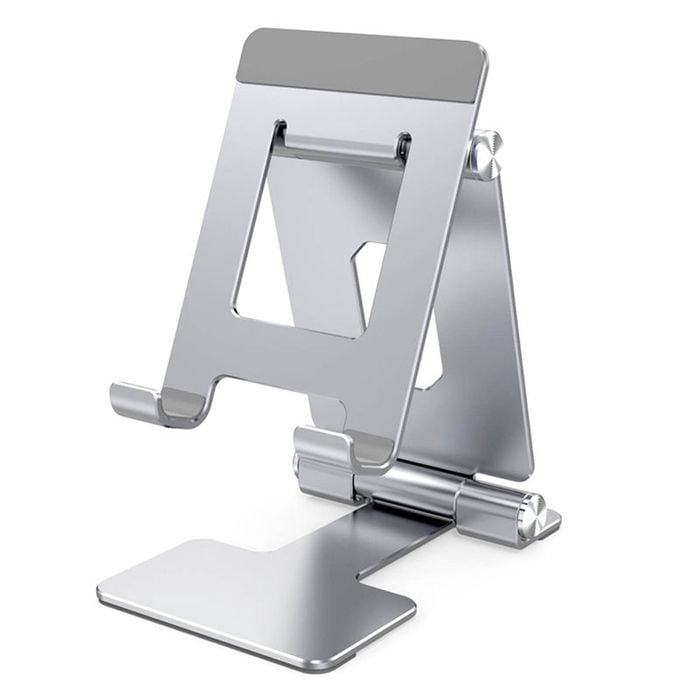 Aluminium Alloy Desktop Stand for Phones (silver)