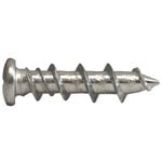 Macsim 32mm Zinc Plated Square Anchor Wall Grab - 40 Pack