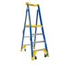 Bailey 4 Step P170-4 Fibreglass Job Station Platform Ladder
