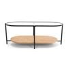 Genex Designs 120 cm Black Frame Anderson Coffee Table