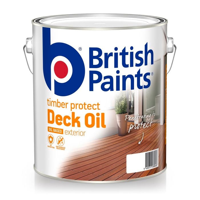 British Paints 4L Kwila Oil Based Decking Oil
