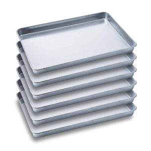 SOGA 6 Pack Aluminium Baking Pan Gastronorm Tray 60x40x5cm