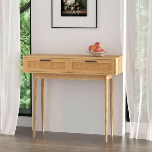 Rattan Side Table