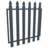 ProtectorAl 975 W x 1000mm H Deep Ocean Aluminium Bishop Garden Gate