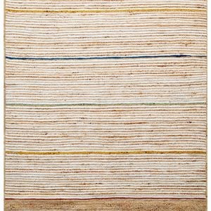 Handwoven Baiju Natural Jute Rug - 1093 - Natural/ivory - 110x160cm
