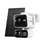 TP LINK Tapo 4K Solar-Powered Dual-Lens Pan/Tilt Security Camera Kit