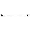 Barelli 900mm Matte Black Serenita Single Towel Rail