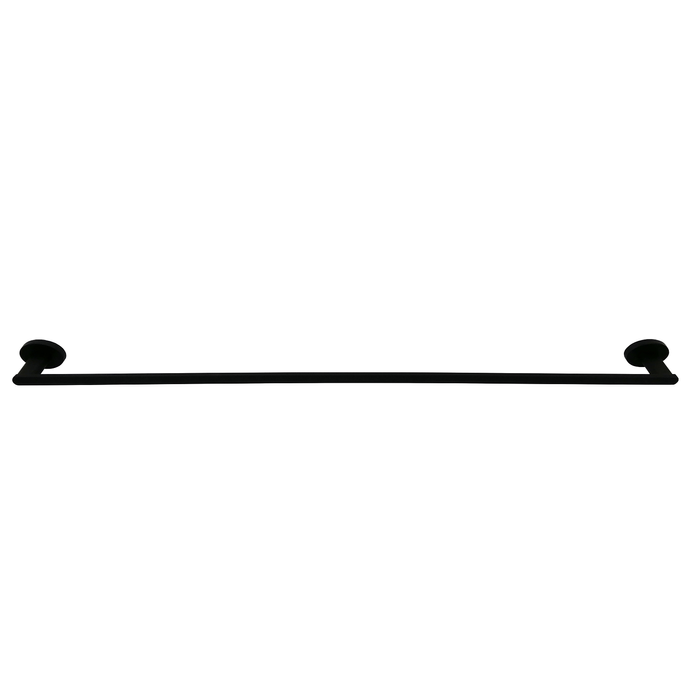Barelli 900mm Matte Black Serenita Single Towel Rail
