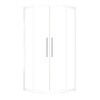 Stein 1000 x 2000mm White Georgia Curved Shower - Door Only