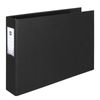 Marbig Deluxe 3 D-ring 65mm A3 Binder File Document Organiser Landscape Black