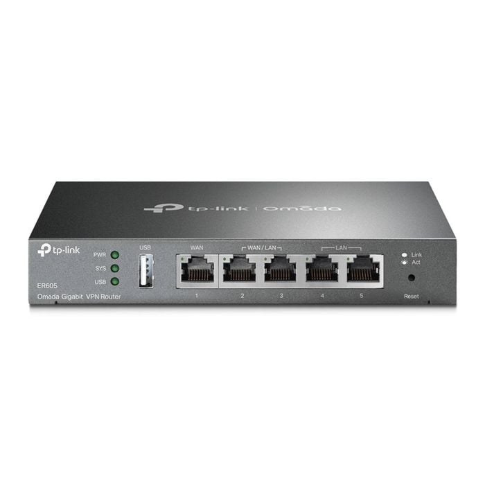 Tp-link Tl-er605 (tl-r605) Safestream Gigabit Multi-wan Vpn Router Pppoe 1 Wan 3 Changeable Wan/lan Ports 10base-t