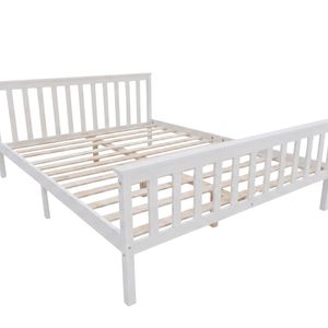 Hampshire Bed Frame White - Queen