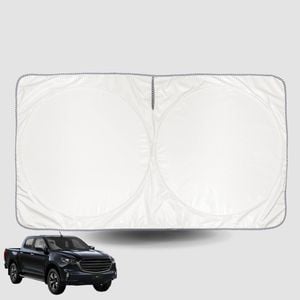 Windscreen Sun Shade for Mazda® BT-50 Dual Cab 2020-Current Universal Fit Window Visor UV Block