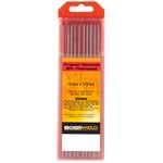 Bossweld 2.4mm 2% Thoriated Tungsten Electrode - 10 Pack