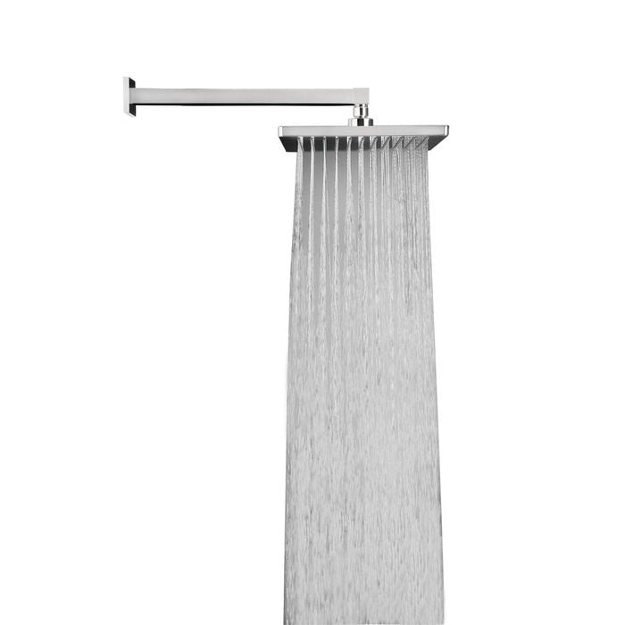 Bliss Square Rose Shower Head 250mm Wall Mount
