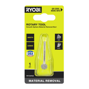 Ryobi Rotary Smooth Sphere Material Removal Burr