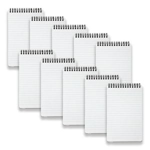10pc Spirax P563a Writing Pp Notebook/notepad School Stationery 200-pages Black
