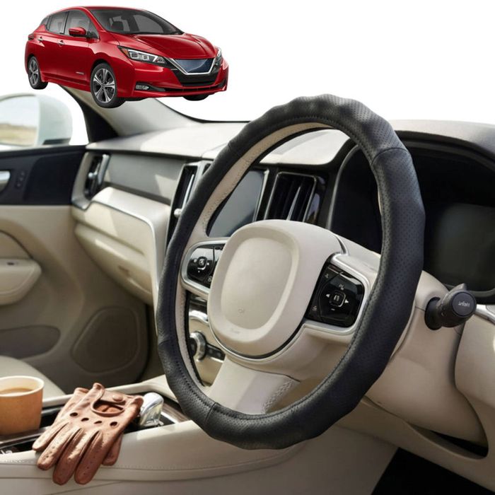 Australian Goose Steering Wheel Cover for Nissan LEAF 2018 - Current Circle Black