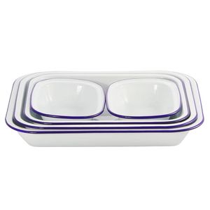Falcon 5 Piece Bake Set White & Blue