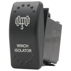 Switch Boss Dual LED Laser Etched Rocker Switch - Winch Isolator
