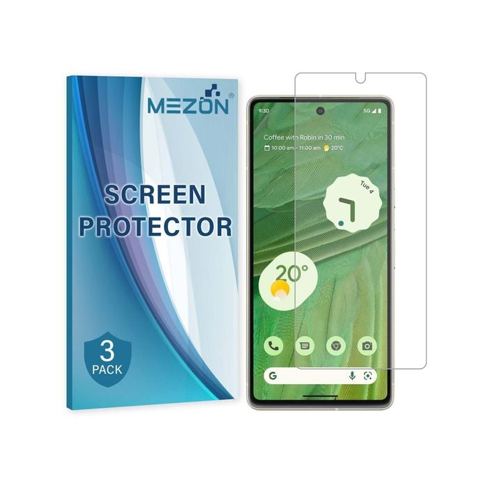 3 Pack MEZON Google Pixel 7 (6.3") Anti-Glare Matte Film Screen Protectors