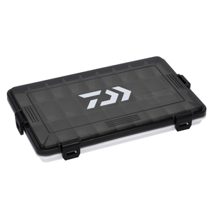 Daiwa 2022 DBox Smoke Colour Fishing Tackle Storage Box Medium Shallow