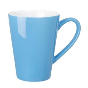 Olympia Latte Cups Cafe Stoneware Blue 340ml 12 Pack