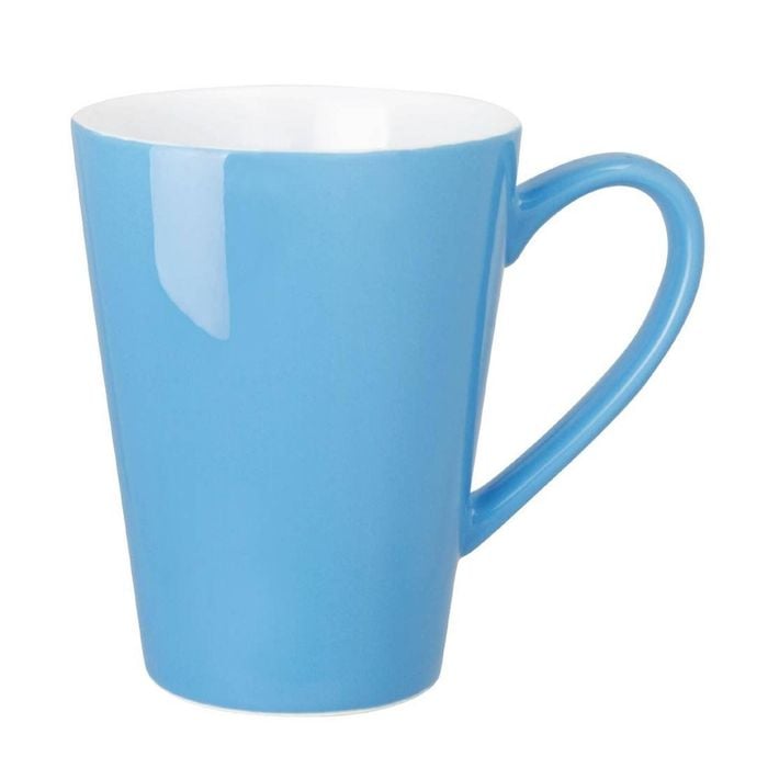 Olympia Latte Cups Cafe Stoneware Blue 340ml 12 Pack