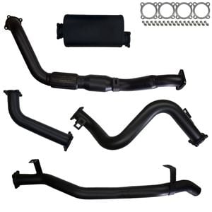 Ignite Exhausts Turbo Back For Toyota Landcruiser 79 Series V8 S/cab 3" Cat & Muffler 409 Stainless Steel