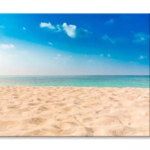 Beautiful Beach and Tropical Sea  Print 100% Australian Made 120 x 90cm  (Stretched)