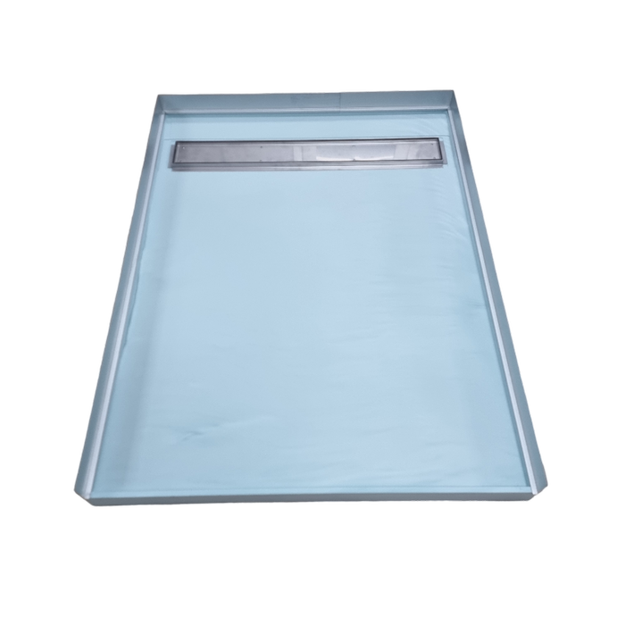 Wet Area Solutions 900 x 1200mm Rear Channel Tile-in Tile-Over Tray System