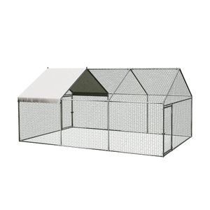 Alopet 3x2x1.5M Chicken Coop with Cover Poultry Cage Run Yard Pet Rabbit Hutch