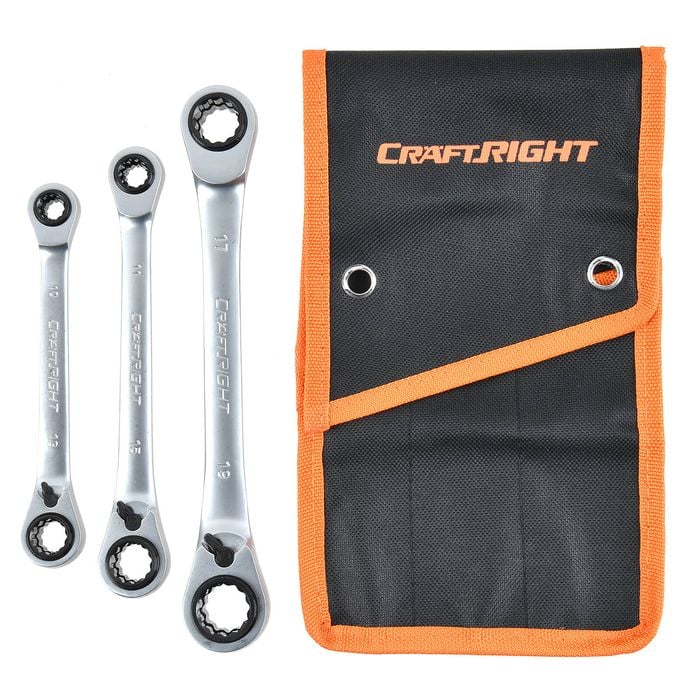 Craftright 4-In-1 Double Ring Spanners