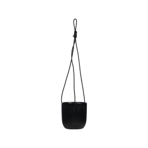 Northcote Pottery 17cm Hanging Paloma Black
