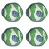 4PK LVD Oscar Ceramic 13cm Fish Dip/Sauce Bowl Round - Green