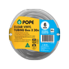 Pope 6mm x 30m Clear Vinyl Tubing