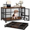Advwin Foldable Dog Cage Dog Crate Furniture Heavy Duty Dog Kennel