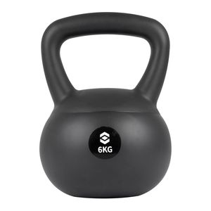 Ultimate 195 x 195 x 300mm 6kg Black Soft Kettlebell