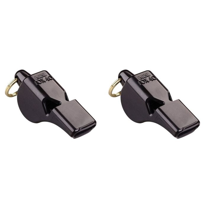 2PK Fox 40 Summit Mini Whistle Outdoor Sports Accessory Black
