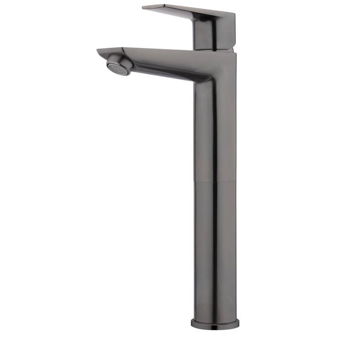 Foreno Brushed Gunmetal Vienna Highrise Basin Mixer
