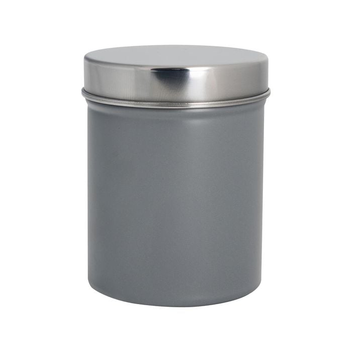 Harbour Housewares Round Metal Storage Canisters - 1L - Pack of 1